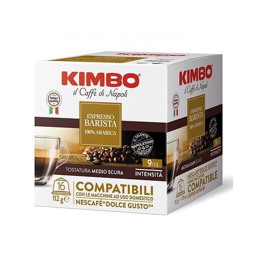 Kapsułki do Dolce Gusto zamienniki Kimbo Barista Espresso 100% Arabika - 16 kapsułek
