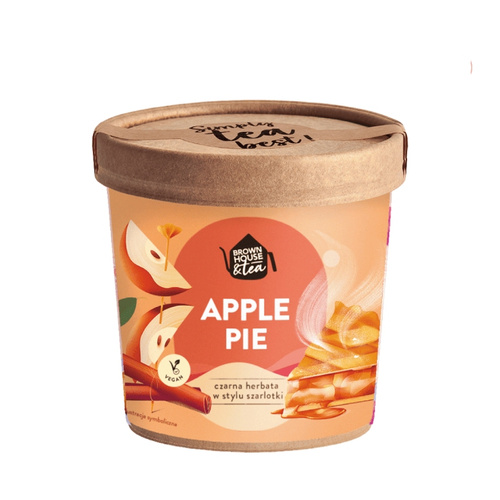 Herbata czarna Brown House&Tea APPLE PIE - w stylu szarlotki 50g - opinie w konesso.pl
