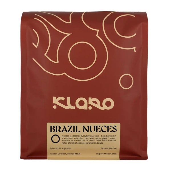 Kawa ziarnista Klaro Brazylia Nueces Espresso 1kg