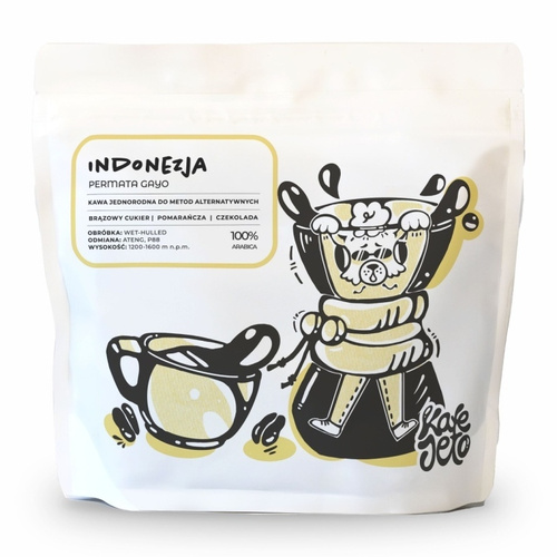 Kawa ziarnista Kafejeto Palarnia Indonezja Permata Gayo 250g – NIEDOSTĘPNY