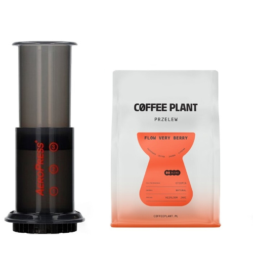 ZESTAW - Aeropress GO + COFFEE PLANT FLOW Very Berry 250g