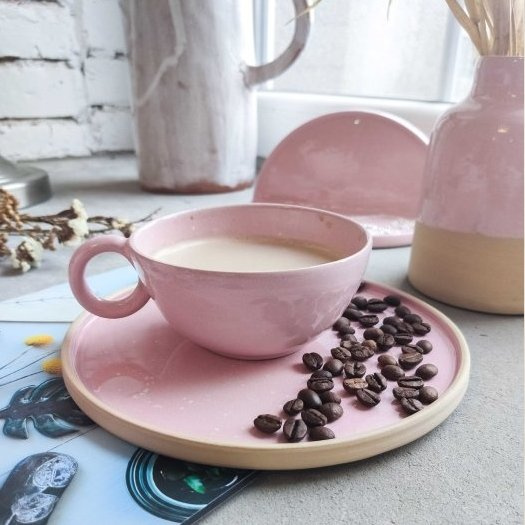 Ceramiczna filiżanka POTPOTSTUDIO - Pastel 300 ml – NIEDOSTĘPNY