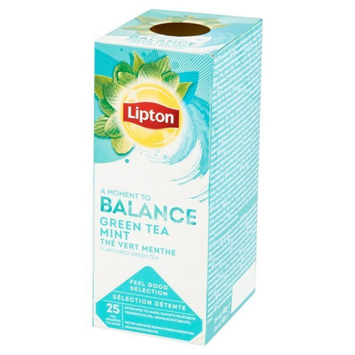 Zielona herbata Lipton Classic Green Tea Mint 25x1,6g