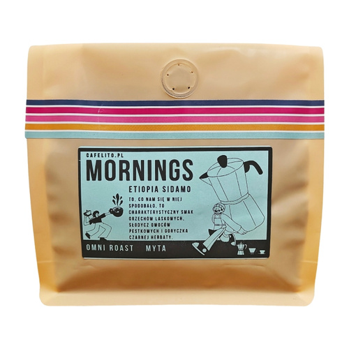 Kawa ziarnista Cafelito Mornings - Etiopia Sidamo 250g