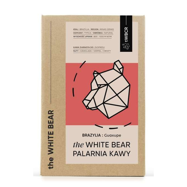 Kawa ziarnista The White Bear Brazylia Guaxupe 1kg