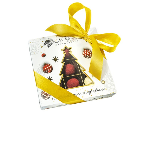 Zestaw trufli świątecznych M.Peczar Chocolatier 110g – NIEDOSTĘPNY