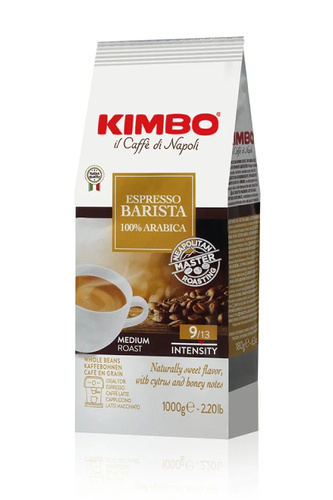 Kawa ziarnista Kimbo Espresso Barista 100% Arabica 1kg - opinie w konesso.pl