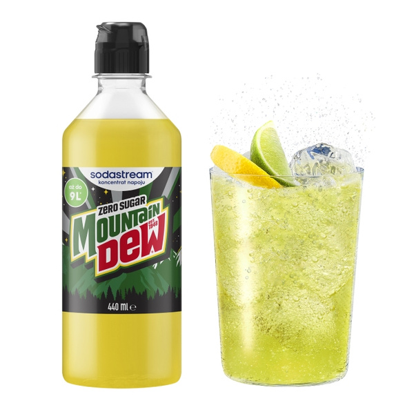 Syrop SodaStream Mountain Dew Diet bez cukru 440ml