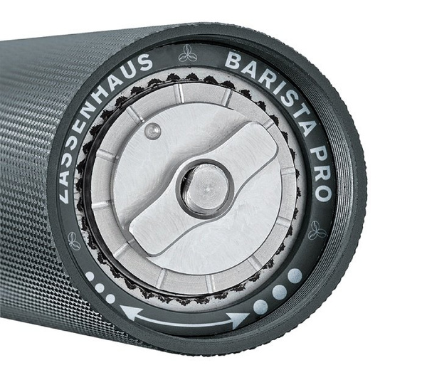 Młynek do kawy Zassenhaus Espresso Barista Pro - Czarny – NIEDOSTĘPNY
