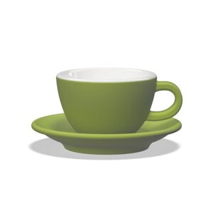 Filiżanka do cappuccino Club House Tulipano 210ml - Zielona