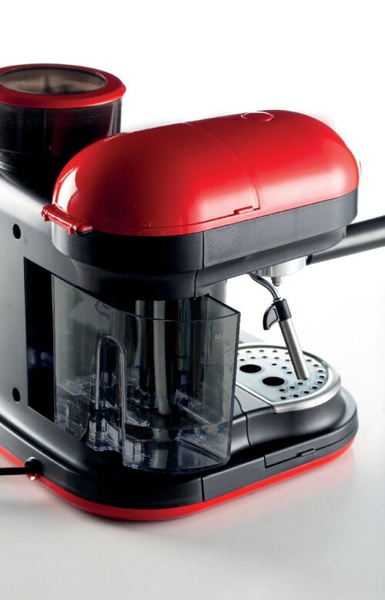 Ekspres do kawy Ariete Espresso Moderna 1318/00 - Czerwony + 2KG KAWY GRATIS