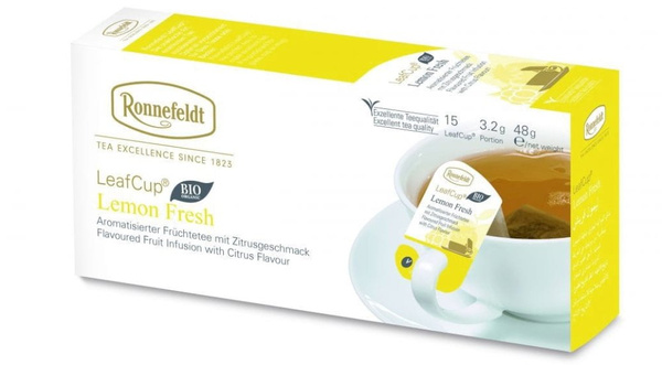 Owocowa herbata Ronnefeldt Leaf Cup Lemon Fresh 15x3,2g