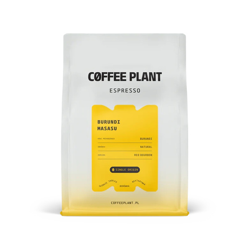 Kawa ziarnista COFFEE PLANT Burundi Masasu Espresso 250g – NIEDOSTĘPNY - opinie w konesso.pl