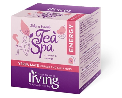 Herbata zielona Irving Tea Spa ENERGY 10x1,5g - opinie w konesso.pl