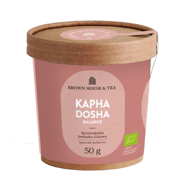 Ziołowa herbatka ajurwedyjska bio Brown House & Tea Kapha Dosha - 50g - NIEDOSTĘPNY