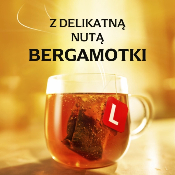 OUTLET - Herbata czarna Lipton Earl Grey 75g - 50 torebek
