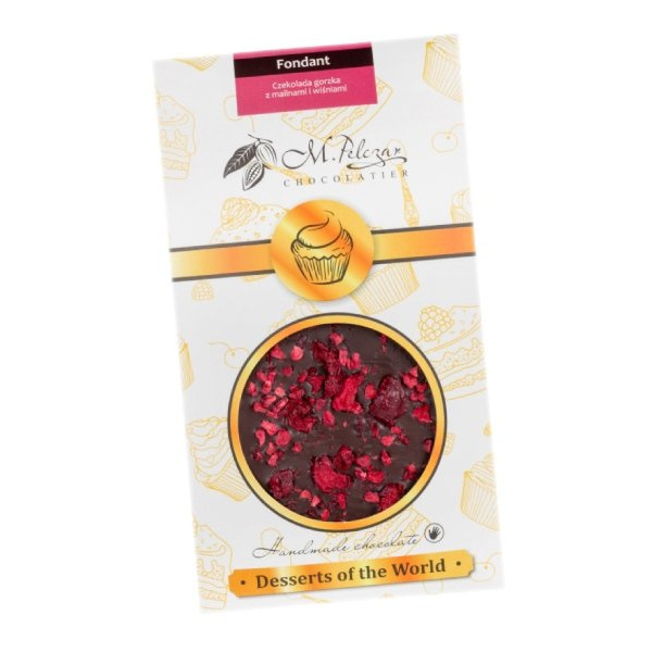 Gorzka czekolada M.Pelczar Chocolatier Desery Świata - Fondant 50g