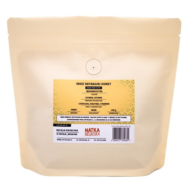 Kawa ziarnista Coffeelab Indie Ratnagiri Honey 250g - NIEDOSTĘPNY