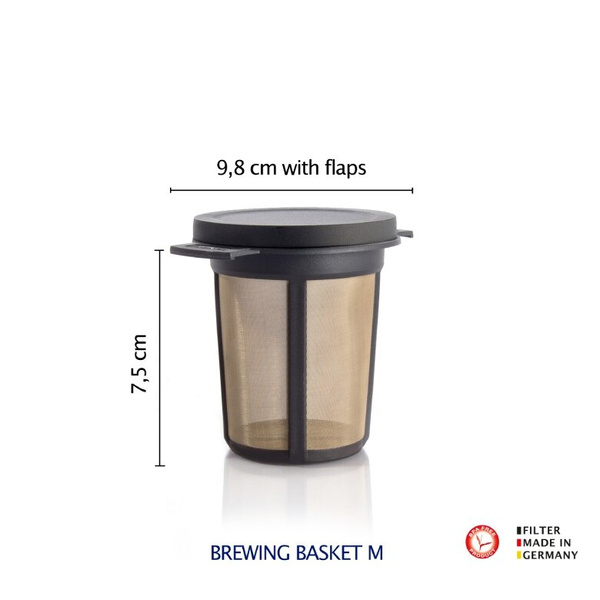 Zestaw zaparzaczy Finum Brewing Basket Set M - Czarny/czarny