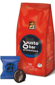 Kapsułki Zicaffe Gustobar Armonioso do A Modo Mio 10 szt – NIEDOSTĘPNY - opinie w konesso.pl