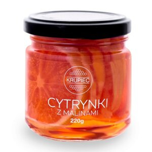 Cytryna w zalewie z malinami Krupiec 220g