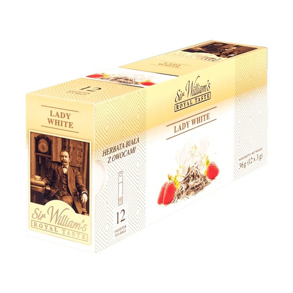 Biała herbata Sir Williams Royal Taste Lady White 12x3g – NIEDOSTĘPNY