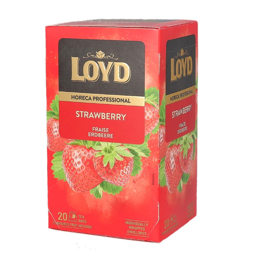 Herbata Loyd Tea Strawberry 20x2g