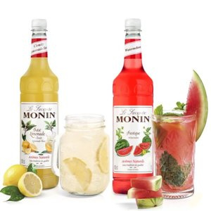 ZESTAW Syrop Watermelon 1L - arbuzowy + syrop Cloudy Lemonade Base 1L