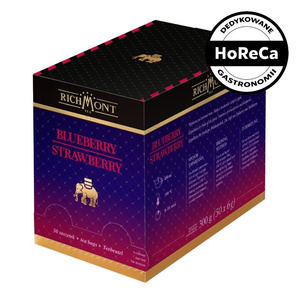 Herbatka owocowo-ziołowa Richmont Blueberry Strawberry - 50 x6g