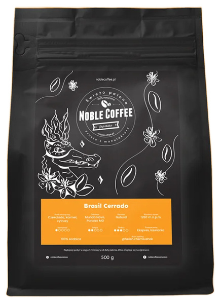 Kawa ziarnista Noble Coffee Brasil Cerrado 1kg