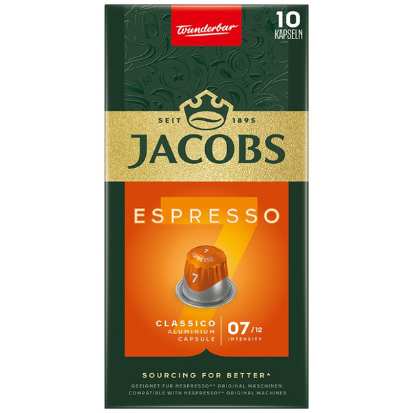 Kapsułki do Nespresso Jacobs Espresso 7 Classico 10 szt.