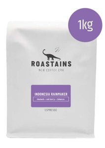 Kawa ziarnista Roastains Indonezja Rainmaker ESPRESSO 1kg – NIEDOSTĘPNY - opinie w konesso.pl