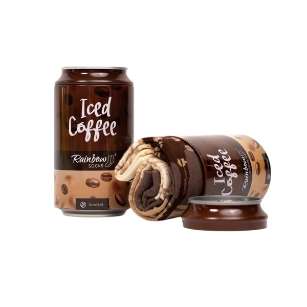 Skarpetki Rainbow Socks - Kawa mrożona w puszce 36-40