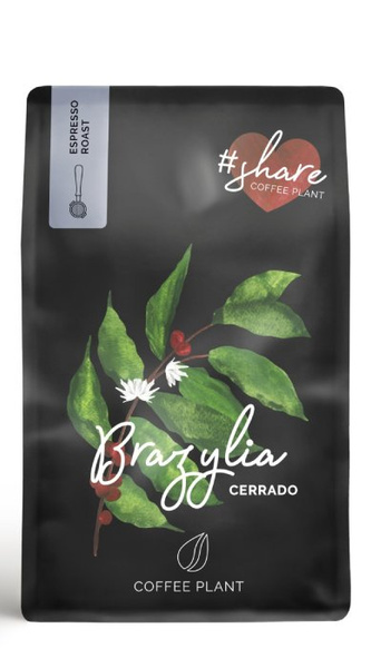 Kawa ziarnista COFFEE PLANT Brazylia Cerrado 250g - NIEDOSTĘPNY