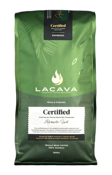 Kawa ziarnista LaCava Certified Espresso Blend BIO 1kg