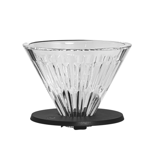 Szklany dripper Timemore Crystal Eye Glass 02 PC Holder - Czarny