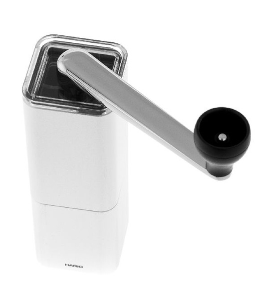 HARIO PRISM Aluminum Alloy Coffee Mill Srebrny - ręczny młynek do kawy