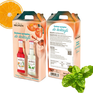 Zestaw syropów do koktajli Monin - 2x250 ml
