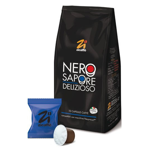 Kapsułki do Nespresso Zicaffe Nerosapore Delizioso - 10 sztuk - opinie w konesso.pl
