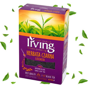 Herbata czarna Irving liściasta 100g – NIEDOSTĘPNY - opinie w konesso.pl