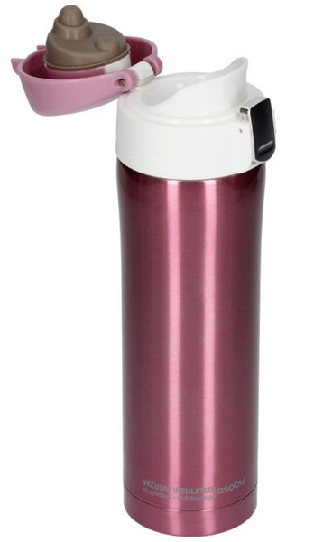 Asobu Diva Cup Rose/White kubek termiczny 450 ml - NIEDOSTĘPNY