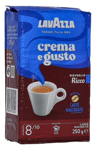 OUTLET - Kawa mielona Lavazza Crema e Gusto Ricco 250g