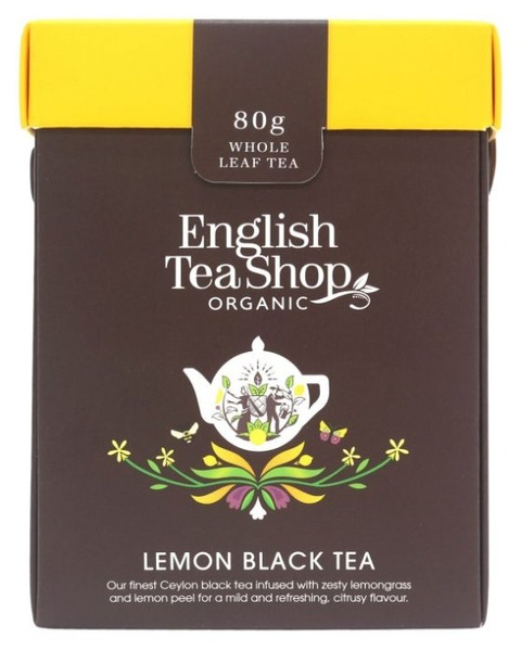 Czarna herbata English Tea Shop Lemon Black Tea 80g - NIEDOSTĘPNY
