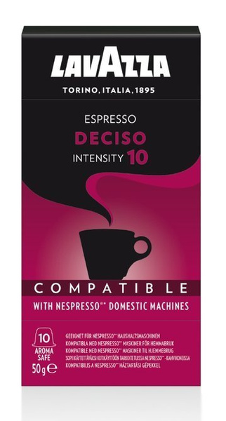 Kapsułki do Nespresso* Lavazza Deciso - 10 sztuk