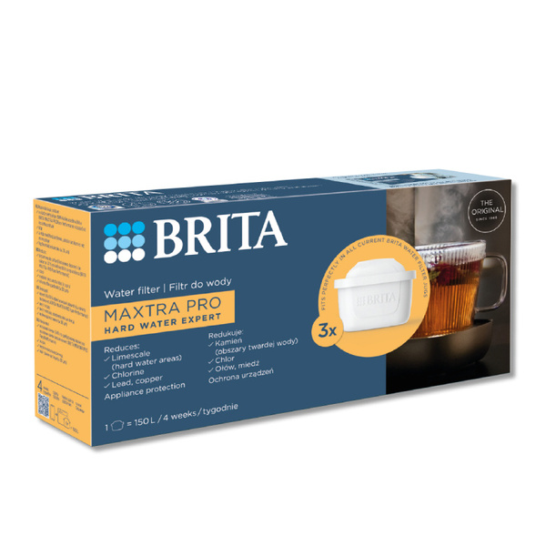 OUTLET - Filtr wody BRITA MAXTRA PRO Hard Water Expert 3 szt.