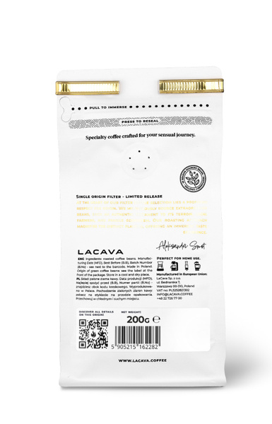 Kawa ziarnista LaCava Honduras Finca El Paraiso 200g – NIEDOSTĘPNY