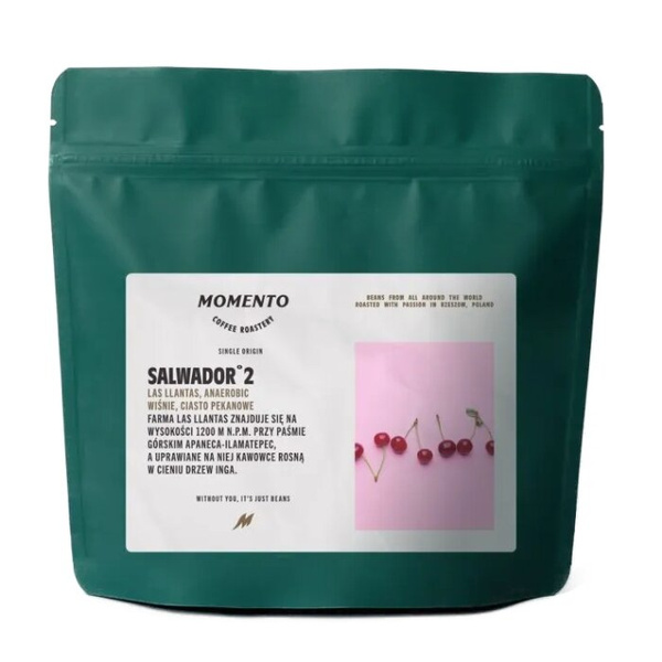 Kawa ziarnista Momento Salwador Las Llantas Nº2 Filtr 250g - NIEDOSTĘPNY
