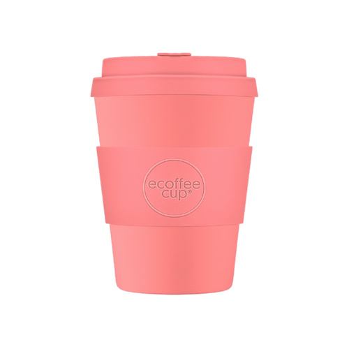 Kubek na wynos Ecoffee Cup Solid Colours Darrell Lea Roth 350ml - Różowy - opinie w konesso.pl