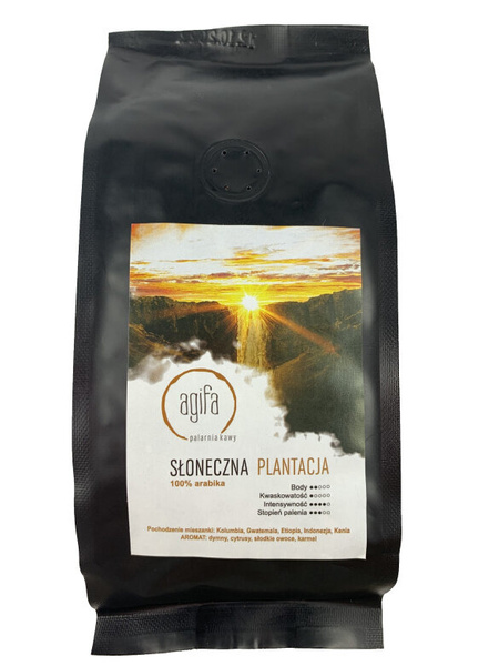 Kawa ziarnista Agifa Słoneczna Plantacja 1kg – NIEDOSTĘPNY