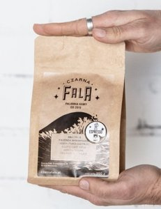 Kawa ziarnista Czarna Fala EKO Brazylia Fazenda Minamihara ESPRESSO 250g - NIEDOSTĘPNY - opinie w konesso.pl